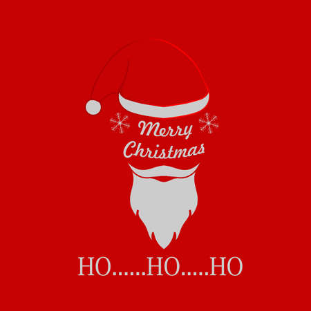 Merry Christmas greeting card, banner, poster. Vintage Background With Typography and Elements&#xA;のイラスト素材