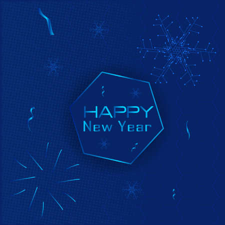 Happy new year 2022 electronic technology background wallpaper designのイラスト素材