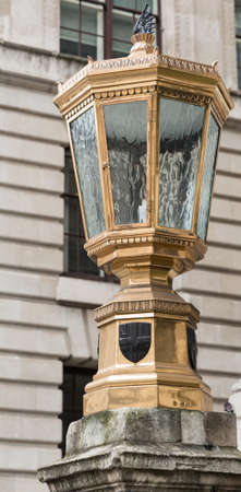 Old Lamp in the City of London - originally a gas lampの写真素材
