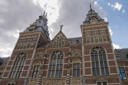 Museum in central Amsterdam in the Netherlandsのeditorial素材