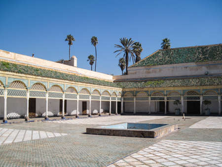 Palais de la Bahiaa in Marrakech in Morocco in Africaのeditorial素材