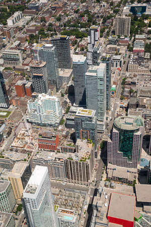 The amazing view from the Tower in Toronto Ontarioのeditorial素材