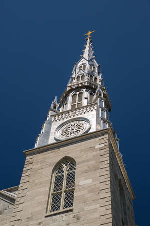 Notre Dame Cathedral church in Ottawa Ontario Canadaのeditorial素材