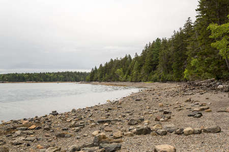 Pretty Marsh on Mount Desert in Maine USAの写真素材