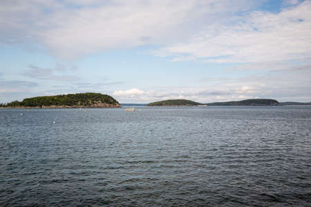 View from Bar Harbor in Maine USA
