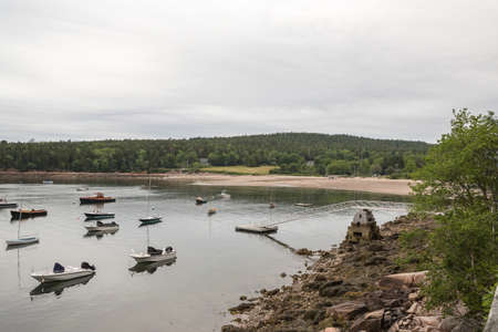 Seal Harbor in Acadia National Park in Maine USAのeditorial素材