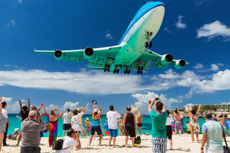 St Maarten - Maho Beachのeditorial素材