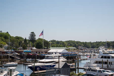 Kennebunkport New England Maine USA on a sunny afternoon