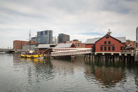 The Boston Tea Party in Boston MA USAの写真素材