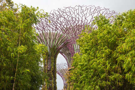 Outside gardens by the bay in Singaporeのeditorial素材