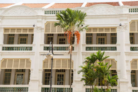 Old Colonial Building in Singapore in Asiaのeditorial素材