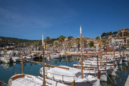 A view in Port Soller in Majorca Spain