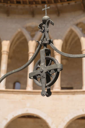Ancient Wishing Well in Palma Majorca Spainの写真素材