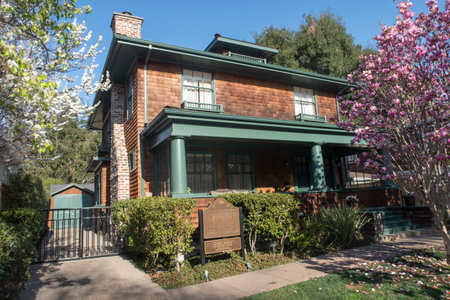 Cosnidered the birthplace of Silicon Valley at 367 Addison Ave, Palo Alto, CA 94301のeditorial素材