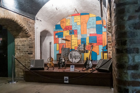 The Cavern Club in Liverpool in the UKのeditorial素材