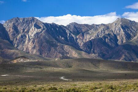 Mountain Range Dirt Road Landscapeの写真素材