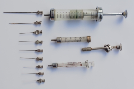Vintage surgical syringes 