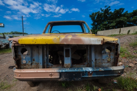 scrapyardの写真素材