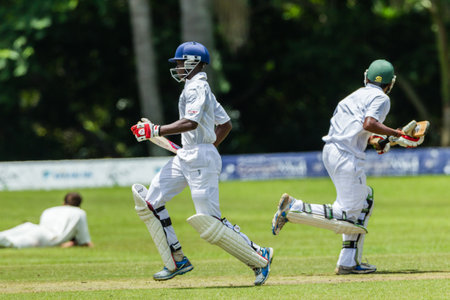 Cricket Westville plays Durban Boys High School 1st Teams derbyのeditorial素材