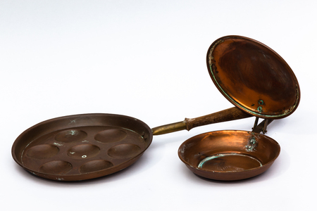 Vintage Brass Copper Panの写真素材