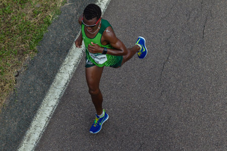 Comrades ultra marathon  2014 athletes racing from Pietermaritzburg towards Durban