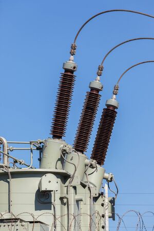 Electricity sub station transformer cable connections