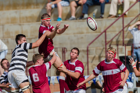 Rugby Festival High Schools 1st team actionのeditorial素材