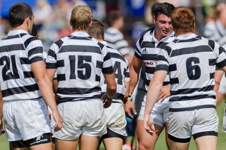 Rugby Festival High Schools 1st team actionのeditorial素材