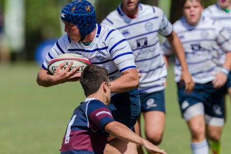 Rugby Festival High Schools 1st team actionのeditorial素材