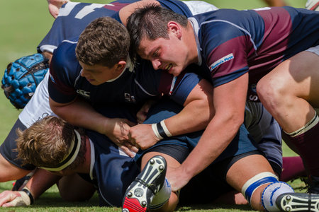 Rugby Festival High Schools 1st team actionのeditorial素材