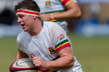 Rugby Festival High Schools 1st team actionのeditorial素材