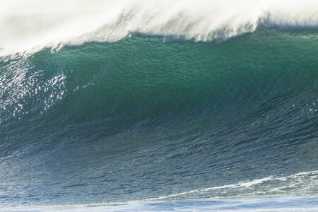 Wave crashing ocean water power