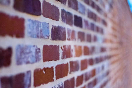 brick wall bokehの写真素材