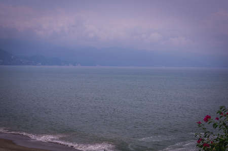 storm brewing in Puerto Vallartaの写真素材