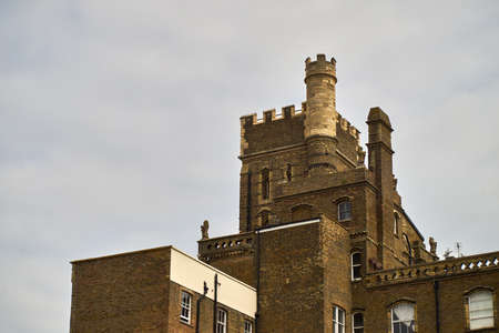 Ramsgate United Kingdom - June 27, 2021: The Tower of the Granville Hotel from the rearのeditorial素材