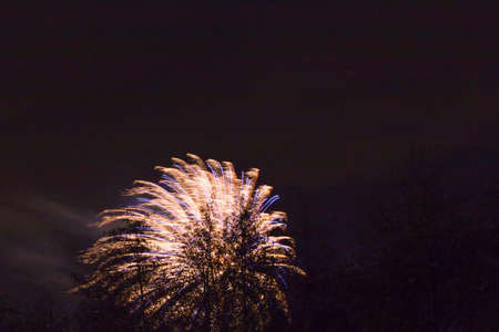 Bonfire night at Conkers in the National Forest Leicestershire.の写真素材