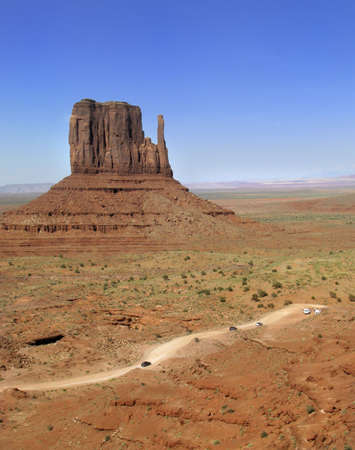 Monument Valley, Arizona - portrait aspectの写真素材