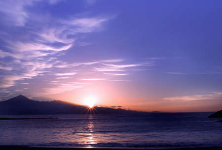 Sunrise Over Teideの写真素材
