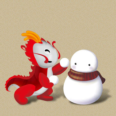 chinese zodiac - year of dragonのイラスト素材