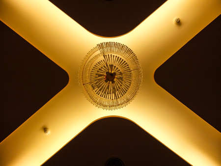 X type crystal lamp decorationの写真素材