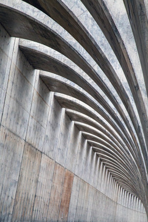 Arcades of the port of Tazacorte on the island of la Palma (Canary Islands, Spain)の写真素材