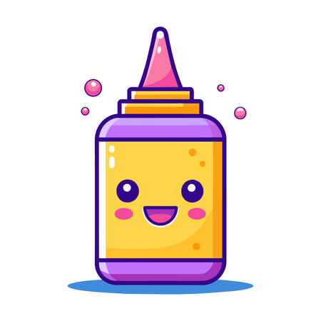 Glue school object graphic icon style vector EPSのイラスト素材