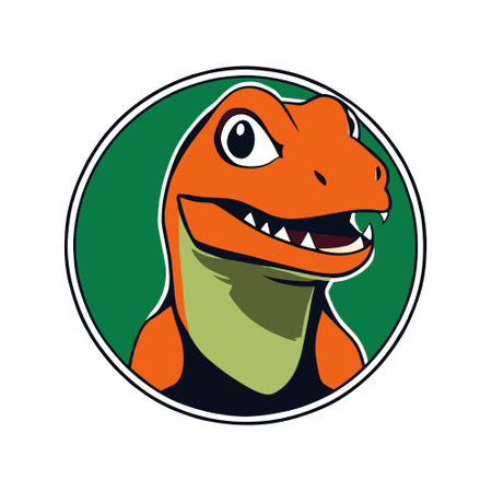 Iguana animal pet quality cartoon graphic vector EPSのイラスト素材