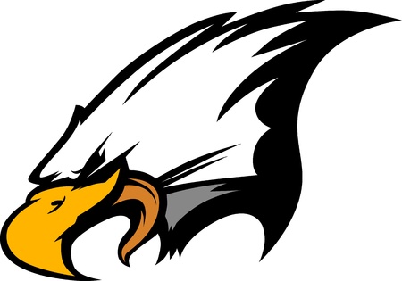 Eagle Head Graphic Mascot Imageのイラスト素材