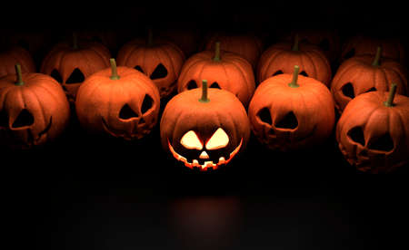 Halloween Pumpkinの写真素材