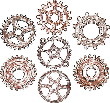 Gear illustration.のイラスト素材