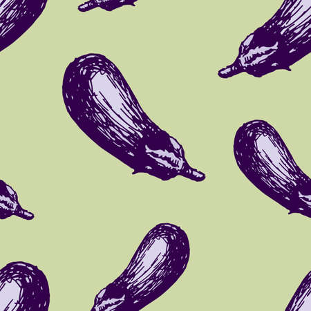 Seamless background of ripe ellplantsのイラスト素材