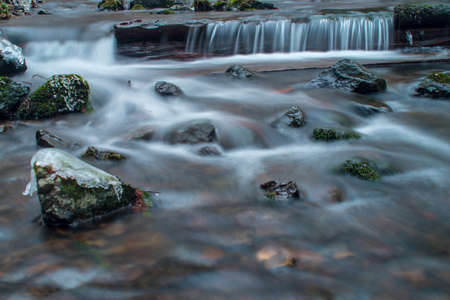 beautiful waterfallの写真素材