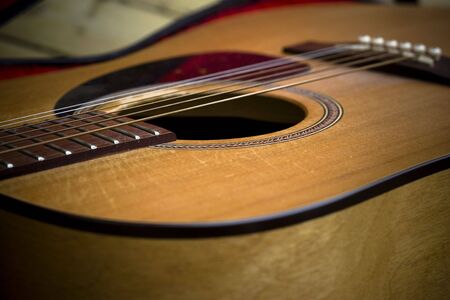 Guitar Close-upの写真素材