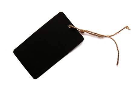 blank price label on white backgrounの写真素材